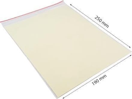 200 stuks - Gripzakjes transparant 190 x 250 mm