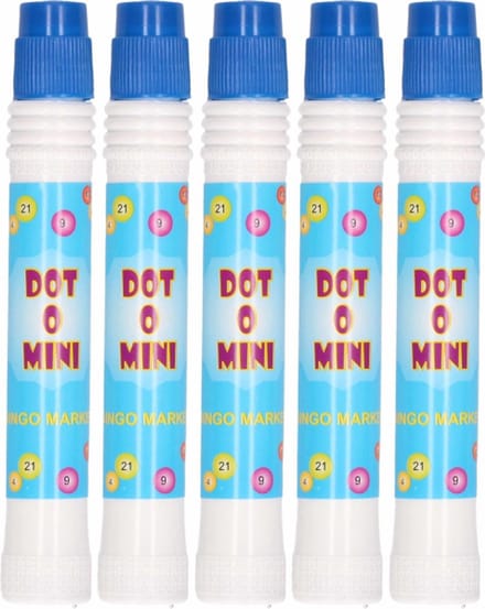 Twisk bingodabber blauw 12 stuks Dot.O.Win 20ml speelgoed.
