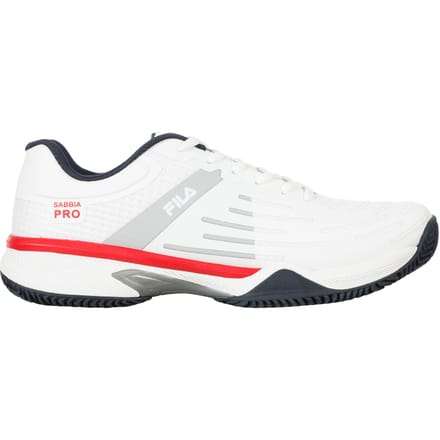 Fila Sabbia Pro Tennisschoenen Heren-Wit,Rood