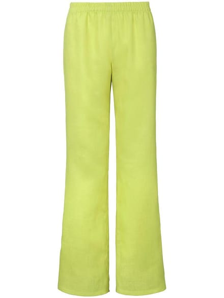 Broek 100% linnen Van Peter Hahn groen