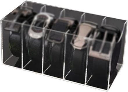 Riem Opbergdoos - Accessoire Organizer - Garderobe Ordenen - 357 Vakken Acryl - 5 Compartimenten - Transparant