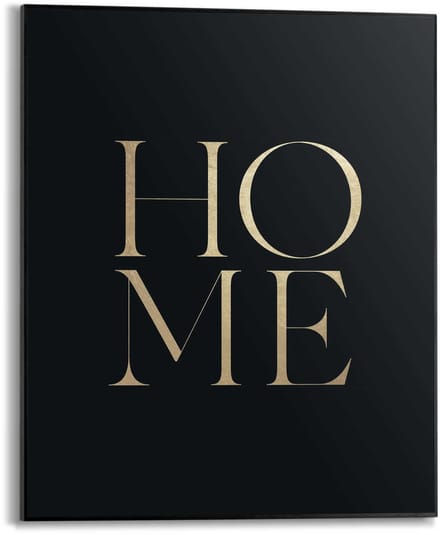 Schilderij Home - 50 x 40 - Hout - REINDERS