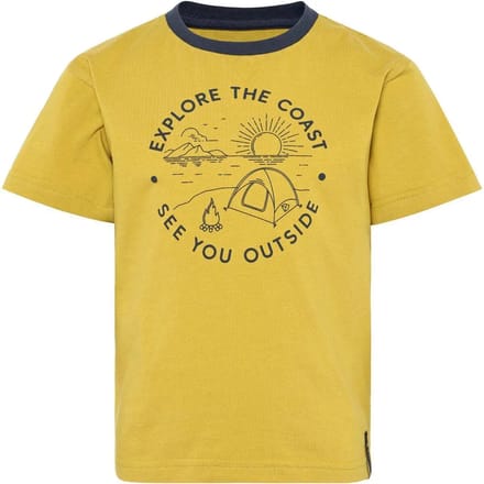 Didriksons Mynta, t-shirt, junior, geel