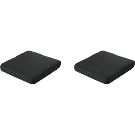 Madison - Lounge Profi-Line Zitkussen Rib black - Ca. 60x60 cm - Set van 2