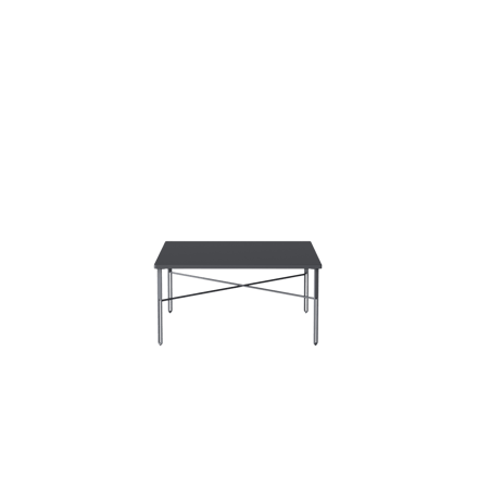 NINE Inline salontafel vierkant - dark grey