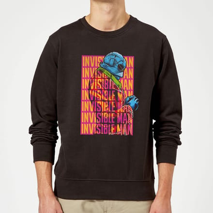 Universal Monsters Invisible Man Retro Trui - Zwart - M