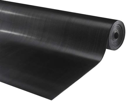 IVOL Rubbermat op rol - fijne ribbel - Dikte 3mm - Breedte 40 cm - Rubber loper - 1m