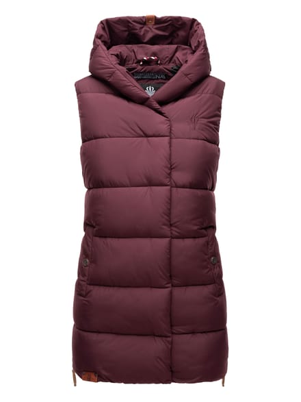 Navahoo dames lange gewatteerde bodywarmer Madilynaa – Warm & Comfortabel