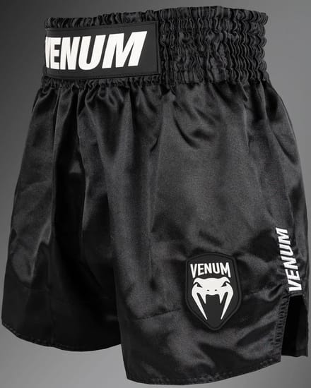 Venum Classic Evo Muay Thai Shorts Zwart Wit - S