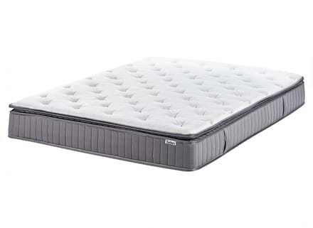 PLEASANT - Pocketveringmatras hard - Wit - 160 x 200 cm - Traagschuim