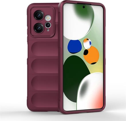 MobyDefend Hoesje - Geschikt voor Motorola Edge 50 Pro - TPU Gripcase - Paars