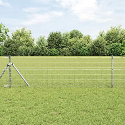 vidaXL - Euro - Hek - 0,4 - x - 50 - m - PVC-gelaagd - ijzer