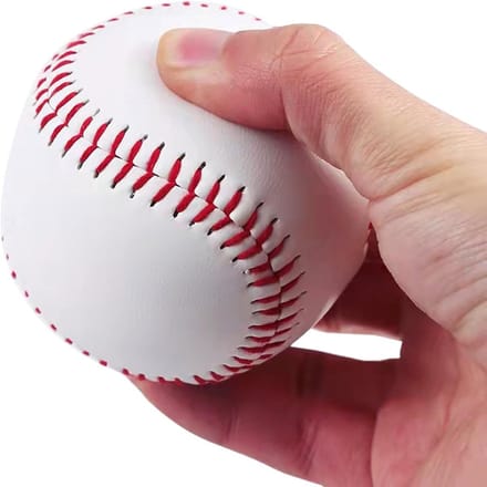 Set van 2 PU Softball voor Training - Zachte Cowhide Leer Baseballs voor Sportgebruik