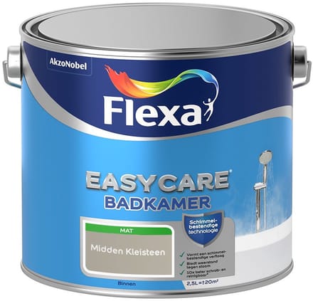 Flexa - Easycare Badkamer - Midden Kleisteen - Mengverf - 2,5 L
