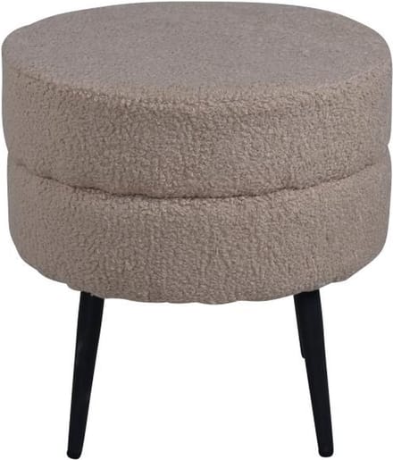 Svea - Zane hocker - teddy - beige