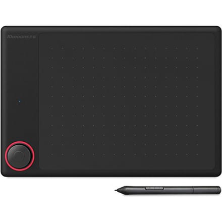 10moons G30 Grafische Tablet Digitale Tekentablet met 7*5 inch Werkgebied 8192 Niveaus Druk zwart