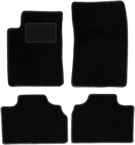 Zwarte veloursmatten voor: SsangYong Kyron SUV (2005-2014)