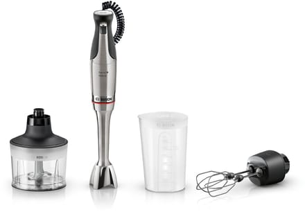 Bosch MSM8M934 ErgoMaster Serie 8 - Staafmixer 1500W – RVS - Inclusief maatbeker, hakmolen & garde