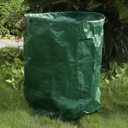 Sacs à déchets de jardin 280L 50kg - LESHP - Feuilles déchets branches - Résistant zwart