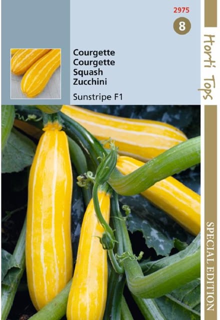 Hortitops Courgette Sunstripe geel F1