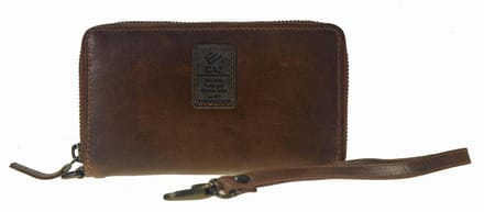 Castillo – GAZ – Dames Portemonnee met Polsbandje – RFID – Leer – Bruin