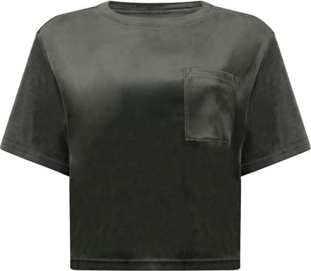 Hunkemöller Top Velours Pocket Groen