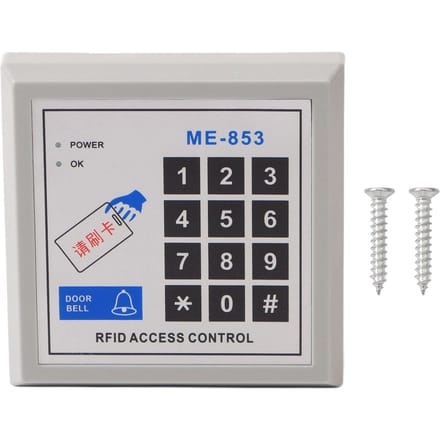 Toegangscontrole Machine ID Enkele Deur Bekabeling Wachtwoorden Kaart Beveiliging Toegangssysteem Controle Machine gray