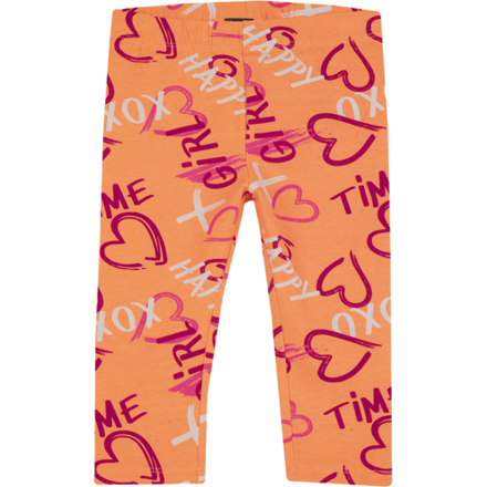 CHICCO trainingsbroek legging, oranje met print, maat 104