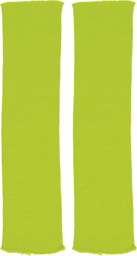Groene beenwarmers neon