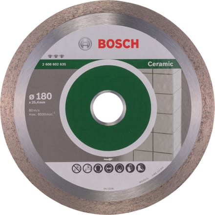 Bosch DIAMANTSKIVE 180X25.4MM BEST CERAMIC