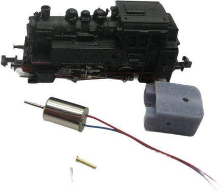 micromotor NR003 motor ombouwset voor Roco BR 80, BR 237 001, Renfe 030 T