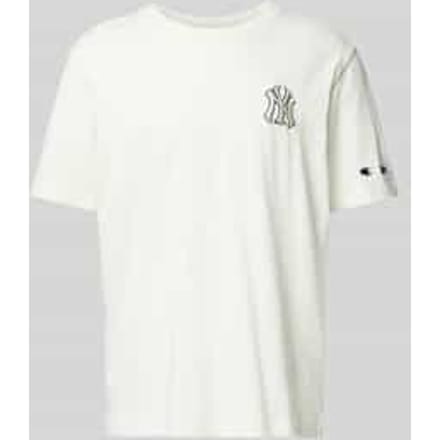 T-shirt met labeldetail