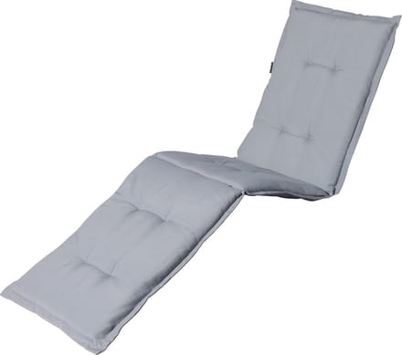 Madison - Tuinkussen - Loungekussen - 200 x 60cm - Panama Licht Grijs - Ligbedkussen