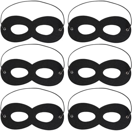 Dailygoods- Oogmasker Set van 6 - Maskerade/Oogmaskers - Carnaval/