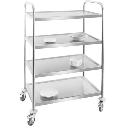 Royal Catering Serveerwagen - 4 bladen - tot 200 kg 10010355