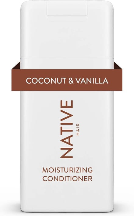 Native - Moisturizing Conditioner - Coconut & Vanilla - Sulfate & Paraben Free - Travel-Sized Mini - Reisformaat -88ml