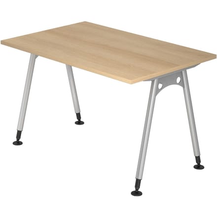 ATOS 12 S | Bureau - 120x80 Eiken Tafelhoogte I In hoogte verstelbaar