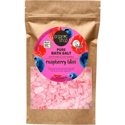 Organic Shop Raspberry Bliss Pure Bath Salt 500 g