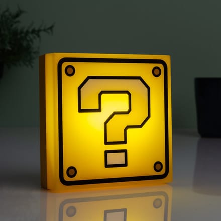 Paladone - Super Mario - Question Block Night Light - Lamp