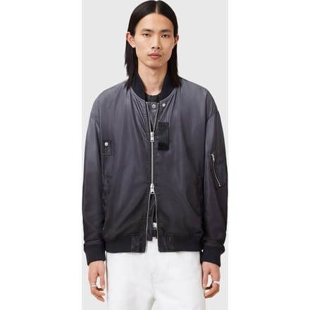 AllSaints Cascade Bomber Washed Black Taglia: XL | Bomber Outlet | Uomo | Nero
