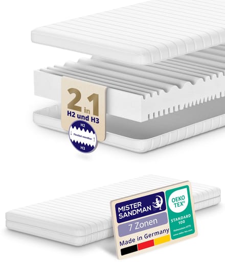 Matras - 80x190 - koudschuim - premium tijk - Ademend & hypoallergeen - 15 cm hoog – Gemiddeld