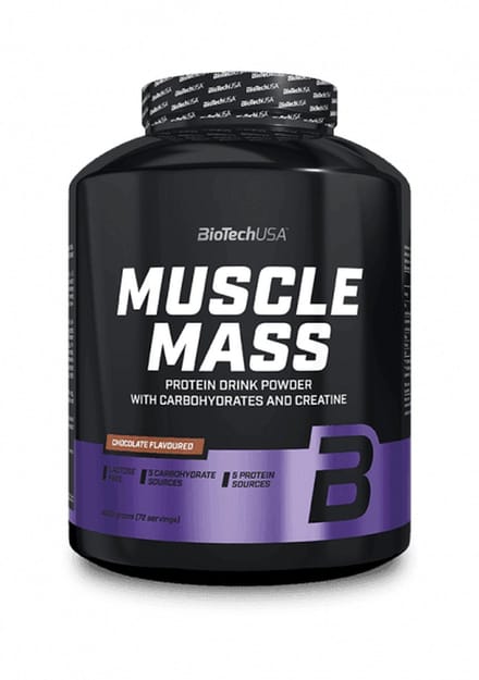 Mass Gainer - Muscle Mass 4000g BiotechUSA - - Chocolade