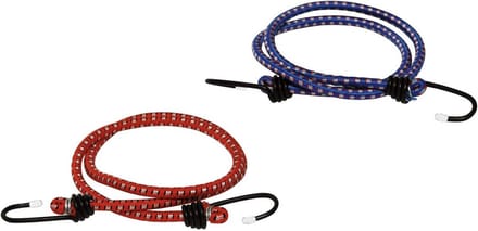 Elastiek Bagage Spanband 80 cm met Sterke Metalen Haken (2 Stuks)