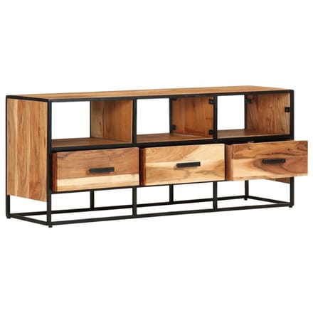 vidaXL - Tv-meubel - 110x30x45 - cm - massief - acaciahout