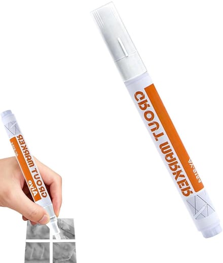 Voegenpen - Voegverf Stift - Tegels Opknappen - Snel Drogend - 14 cm - Wit