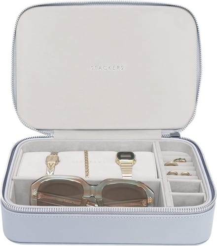 Travel Sieraden & Accessoires Doos met Verwijderbaar Horlogeblok