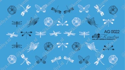 Korneliya Airbrush Waterdecal AG 0022 combi