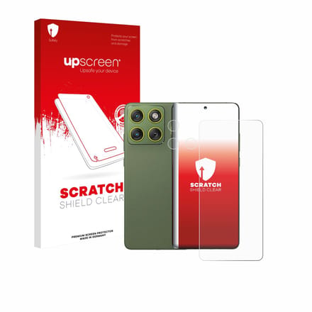 upscreen - Screenprotector voor Motorola Edge 70 (Voor+Camera) - Folie Beschermfolie transparant