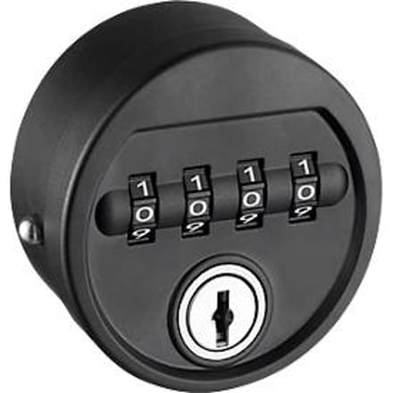 C+P Mechanisch combinatieslot WF 1401, vier cijfers, zwart