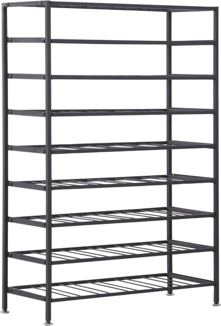 HOMCOM-Wijnrek-Metaal-63x25x91cm-Zwart